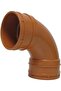 Red UPVC Pipe Elbow Fitting, 3 INCH