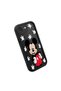 iPhone 16E Compatible Cartoon Pattern Black Silicone Shockproof Phone Case - 3