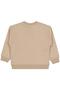 Plush Paneled 2-5 Years Old Sweatshirt - Brown 4-5 Years Old - 2