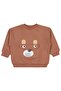 Pocket Bear Embroidered 2-5 Years Old Tracksuit Set - Brown 5-6 Years Old - 3