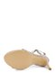 Women's Vegan Beige Heeled Shoes - 5