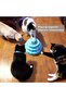 Three Tier Turntable Interactive Pet Toy With 3 Rolling Balls - Blue - 7
