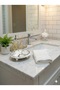 Ceramic Marble Pattern Solid Soap Dish - 3