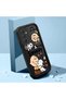 Samsung Galaxy A34 5g Compatible Black Silicone Cartoon Case Impact Protection