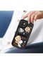 iPhone 14 Plus Compatible Black Silicone Cartoon Case Impact Protection - 5