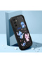 Samsung Galaxy M23/M13 Compatible Black Silicone Stitch Patterned Shock Absorbing Case