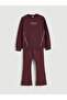 Quality Parts from Çelebi Store Zero Roba Yaka Girls' Soft Touch Sweatshirt and Sweatpants - 3