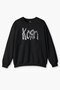 Korn Printed Sweatshirt Metal Rock Music Unisex Regular Fit Black Sweat