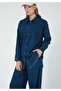 5841 - Stylish Comfortable Thin Denim Fabric Women's Soft Pants Shirt Set - 2