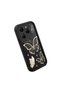 Tecno Spark 20 Pro 4g Compatible Quality Black Silicone Butterfly Pattern Shockproof Case - 3