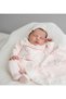Floral embroidered lace 3-piece %100 Cotton 0-3 months luxury baby hospital outfit newborn gift ready