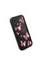 Xiaomi Redmi Note 12 5g Compatible Black Silicone Butterfly Pattern Impact Protection Case - 3