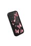 Samsung Galaxy A13 4g Compatible Black Silicone Butterfly Pattern Impact Protection Case - 3
