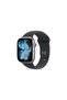 Watch Series 11 GPS + Cellular 42mm Space Grey Aluminium Case with Black Sport Band - S/M MF