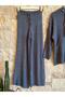 Hatunatila Corded Fabric Knitwear Set Indigo - 7744 - 3