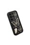 Samsung Galaxy S24 Ultra Compatible Quality Black Silicone Butterfly Pattern Shockproof Case - 3