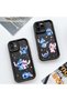 Samsung Galaxy A52/A52S Compatible Black Silicone Stitch Pattern Shock Absorbing Case - 7