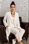 Flowy Distressed Muslin Bohemian Jacket with Pocket Detail - 2