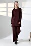 Modal Fabric with Button Details on the Front and Sleeves, Bottom and Top Set/Compatible with Hijab and Plus Size. - 2