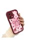 Xiaomi Redmi Note 12 5g Compatible Beautiful Rose Pattern Burgundy Silicone Impact Protection Case - 2