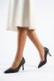 Elit 25Kmst1184Y Women's Classic Heeled Shoes Black - 2