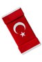 Turkish Flag Crescent and Star Patterned Torpedo Protection Cover & Digital Printed Vehicle Travel Neck Pillow - 3