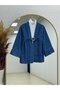 Rosita Wide Cuffed Denim Jacket-As1772 Denim Color - 2