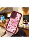 Beautiful Rose Pattern Burgundy Silicone Shock Protection Case Compatible with Samsung Galaxy A73