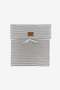 Striped Serenity Striped Linen Blend Duvet Cover Set Anthracite - 2