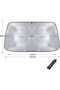 Car Windshield Sun Shade Umbrella, Sunshade with Reflective, Universal Fit Front Window Sun Blocker - 5