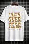 Men's Fear Printed Oversize T-shirt - 2