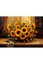 1000 Piece Yellow Melody of the Sunflowers Puzzle - Sunflower Still Life - 2