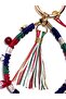 Handmade Christmas Keychain & Bag Charm Multi-Purpose Lucky Accessory |   Gold Plated Clover Detailed - 3