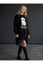 Girl's Cotton Dog Printed Oversized Design Sweatshirt - 7