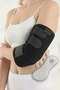 Silicone Supported Sports Fitness Tennis Right&Left Compatible Stabilizer Elbow Brace - 3