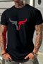 Men's Bull Silhouette Printed Oversize T-shirt