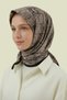 Mavera 120 cm Cotton Shawl Scarf - Black / Yellow