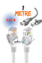 1. كابل إيثرنت Cat6 بطول 1 متر. كابل شبكة إنترنت بسرعة 1000 ميجابت في الثانية، كابل شبكة محلية مصنّع