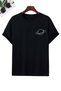 Unisex Saturn Printed T-shirt