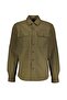 Khaki Men's Shirt Lf2037426
