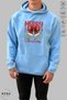 Unisex Hoodie Long Sleeve Bow Merry Christmas Printed Hooded Fleece-Lined Oversized Cotton Sweatshirt - 4