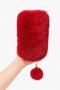 Plush pencil case makeup bag 10x20 cm domestic production single compartment large volume - 2