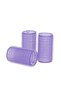 10-Piece Large Self Grip Hair Curl Roller Purple - 2