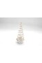 Tabletop Spiral Christmas Tree 28cm Rotating LED Warm Light Indoor Outdoor Xmas Decor Parties-Silver - 2