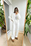 Women's 3-Thread Relaxed Fit Basic Bomber Jacket Set - 4
