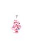 Tabletop Mini Christmas Tree 45cm Rotating Music LED Lights Ornaments Home Office Decor Xmas - pink - 3