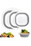 Collapsible Tub Wash Basin, 3 Pack Foldable Dish Tub Plastic Washtub, Collapsible Laundry Baskets
