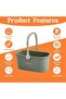 3.4 Gallon (13L) Large Plastic Water Bucket with Handle for House Cleaning - 4