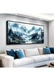 Beautiful 55x110 cm Framed Canvas Wall Art with Customizable Frame Decor