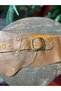 Handmade Arden Tan Cream Genuine Leather Belt, Bohemian Belt, Women's Belt, Dress Belt, Trouser Belt, Coat Belt, Waist Belt, Corset Belt - 3